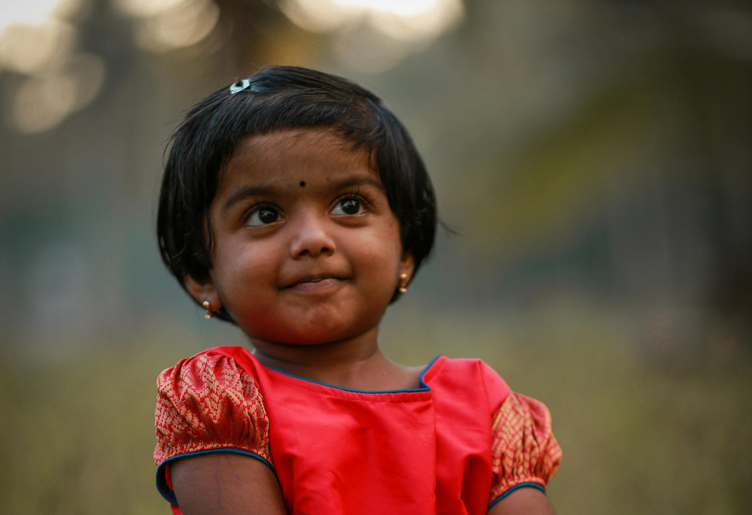 an Indian girl child