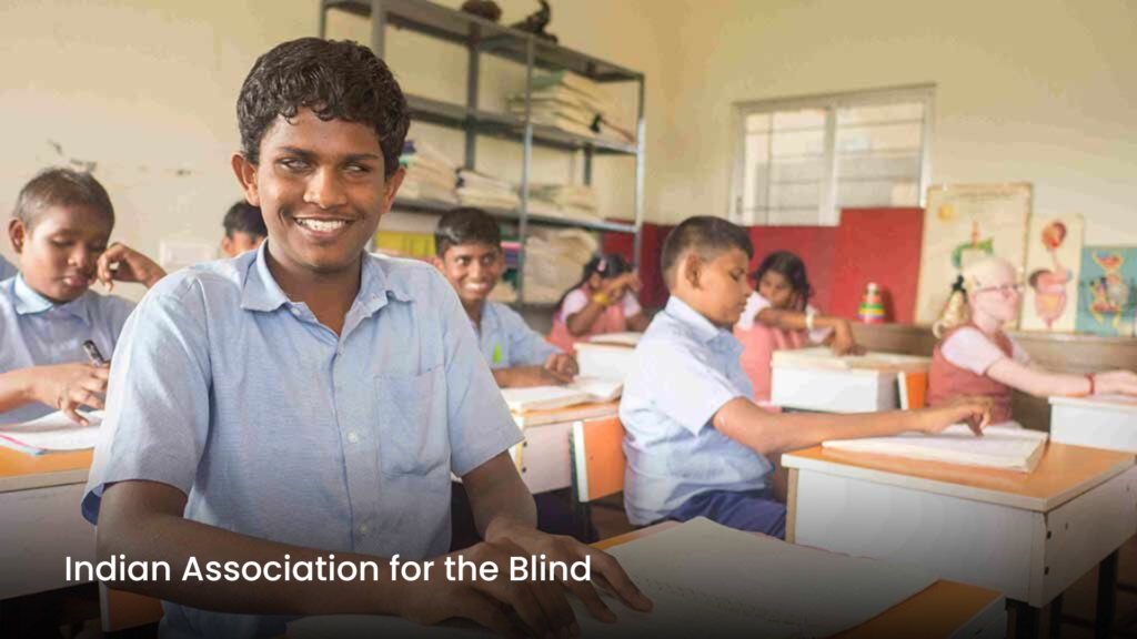 Indian Association for the Blind is one of the pioneer organisations in India for the blind. 