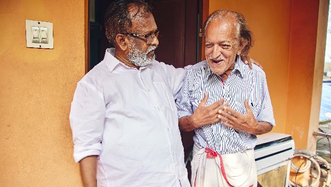Gandhibhavan is a loving home to over 750 abandoned elderly