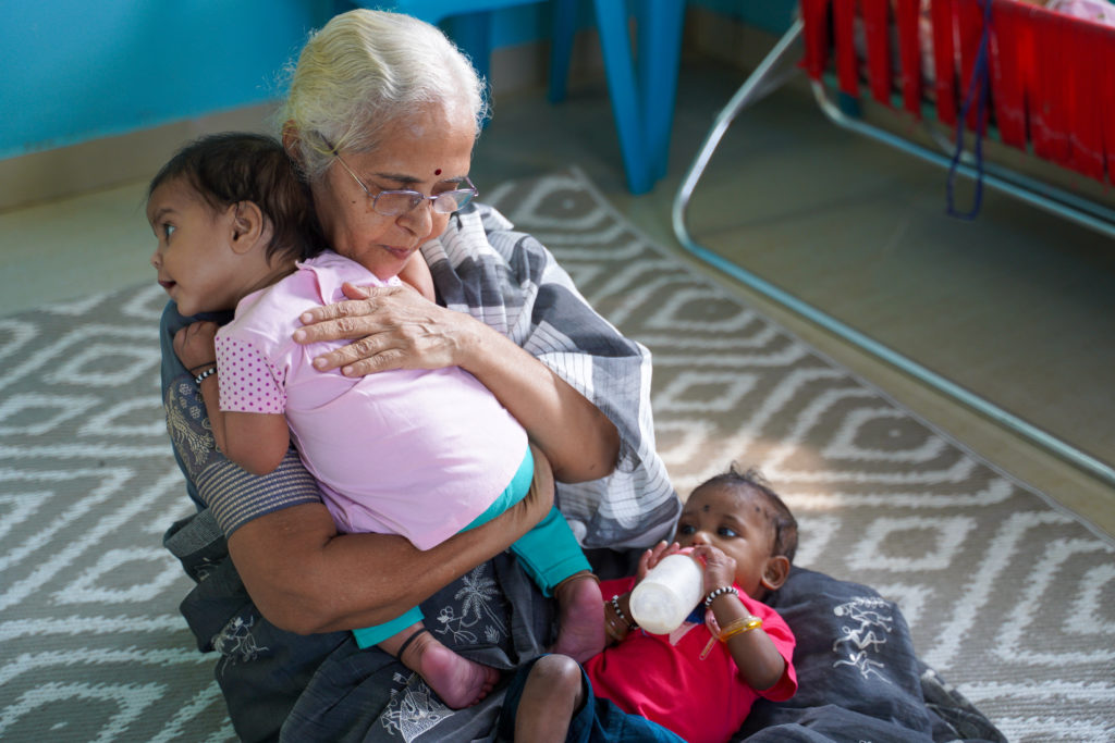 Mangaltai is a loving grandmother to over 150 HIV+ children at Palawi