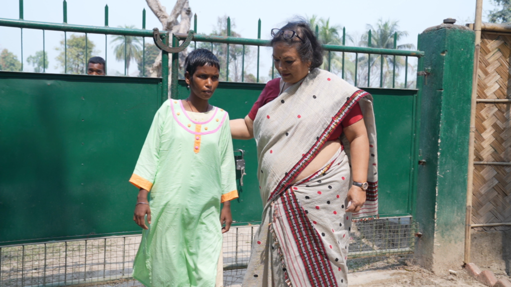 Dr Anjana takes personal care of the mentally disabled at Ashadeep