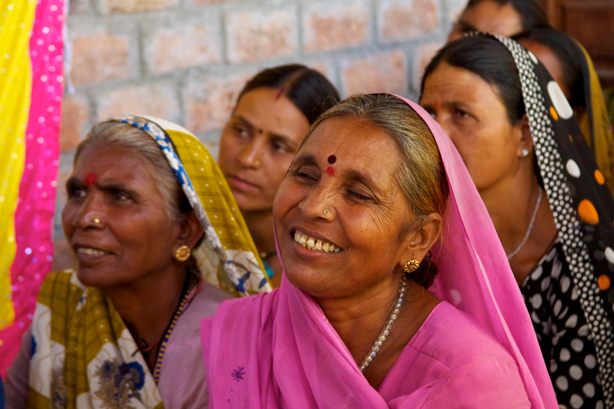 rural women in India attending a workshop