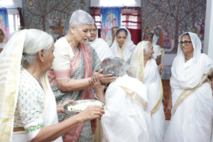 Winnie Singh from Maitri NGO with widows