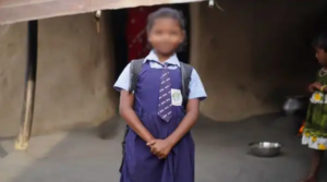 a blind school girl