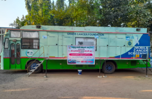 a cancer mobile screening bus