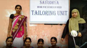 tailoring unit at Sayodhya NGO for women