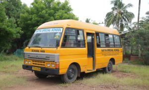 a Satya Special School bus