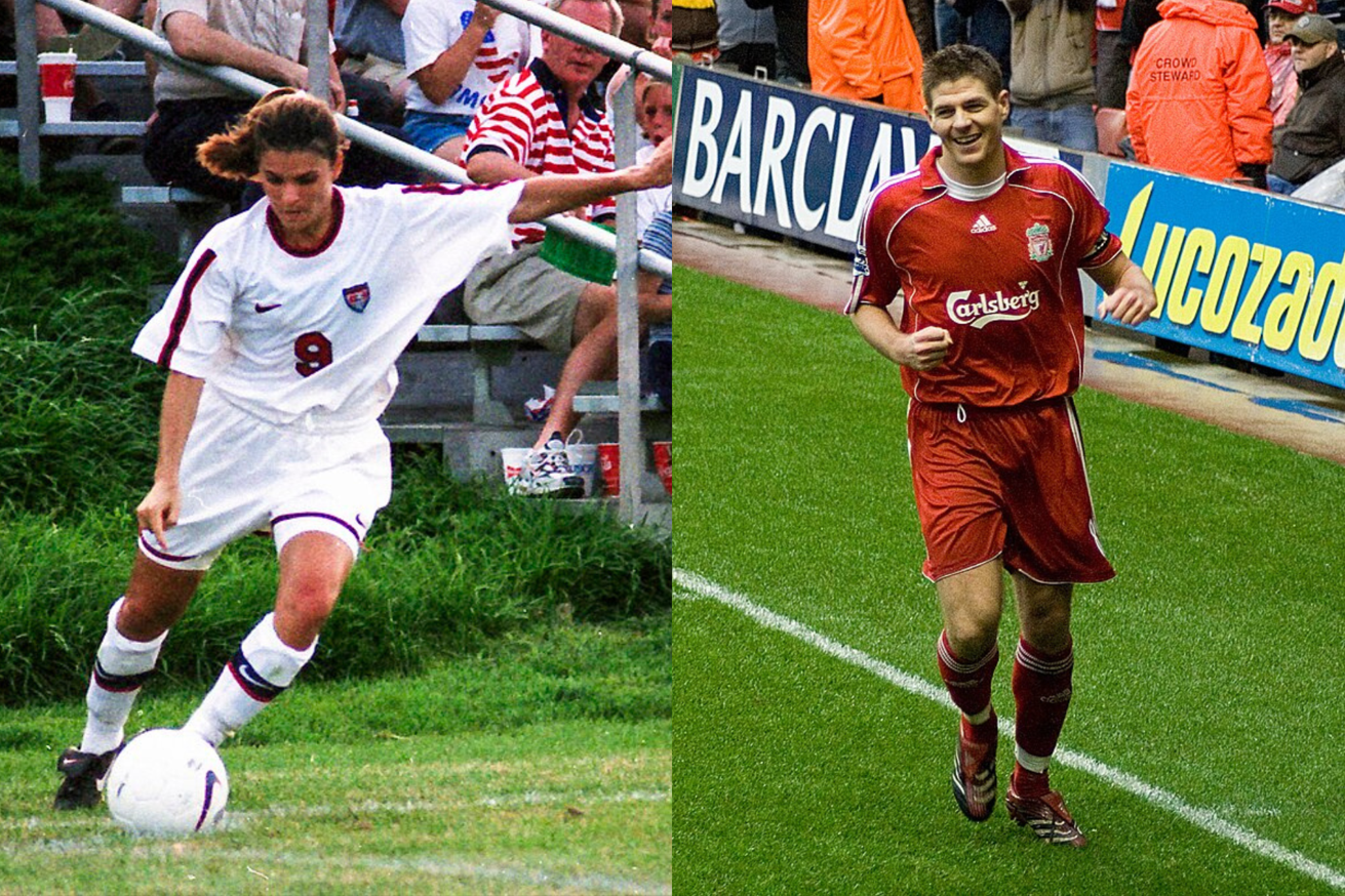 What Steven Gerrard and Mia Hamm have in common