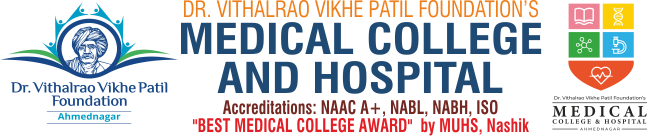 Dr Vithalrao Vikhe Patil Foundations Dr Vikhe Patil Memorial Hospital And Medical College Logo